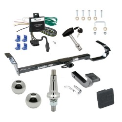 Trailer Tow Hitch For 95-99 Toyota Avalon 99-03 Solara Ultimate Package w/ Wiring Draw Bar Kit Interchange 2" 1-7/8" Ball Lock and Cover Trailer Tow Hitch For 95-99 Toyota Avalon 99-03 Solara Ultimate Package w/ Wiring Draw Bar Kit Interchange 2" 1-7/8" Ball Lock and Cover