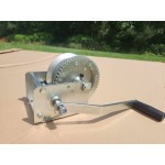 143101 Fulton Trailer Brake Winch 1500 lbs. Capacity Fulton Brake Winch 1,500 Lbs. High-Performance Cable Only Boat Lift Trailer Grain Auger Manual Forklift Hoist