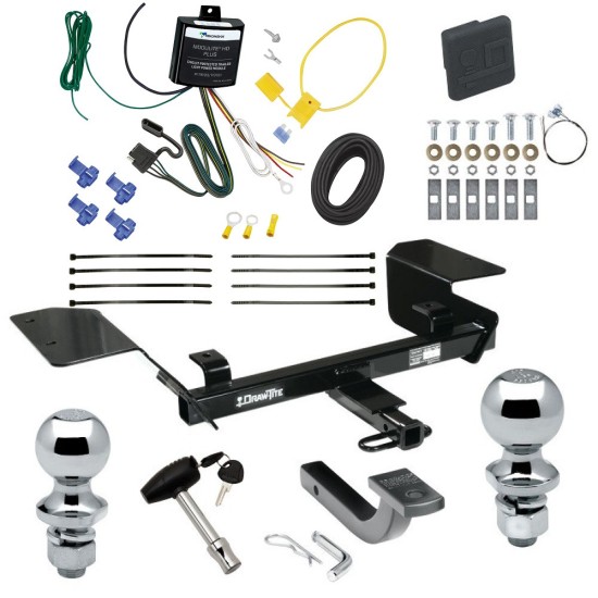 Trailer Tow Hitch For 14-16 Chevy Impala Limited Deluxe Package Wiring 2" and 1-7/8" Ball and Lock Trailer Tow Hitch For 14-16 Chevy Impala Limited Deluxe Package Wiring 2" and 1-7/8" Ball and Lock