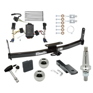 Custom Fit Trailer Hitch Draw-Bar w/ Pin/Clip Wiring Harness (Plug & Play) Interchangeable 2" & 1-7/8" Ball Security Lock Pin Rubber Hitch Plug Cover Installation Hardware Installation Instructions 364080 118418 63802 580407 2211 Draw-T Trailer Tow Hitch For 02-07 Saturn Vue Except Redline Ultimate Package w/ Wiring Draw Bar Kit Interchange 2" 1-7/8" Ball Lock and Cover