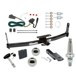 Trailer Tow Hitch For 07-09 Chevrolet Equinox Pontiac Torrent Ultimate Package w/ Wiring Draw Bar Kit Interchange 2" 1-7/8" Ball Lock and Cover Trailer Tow Hitch For 07-09 Chevrolet Equinox Pontiac Torrent Ultimate Package w/ Wiring Draw Bar Kit Interchange 2" 1-7/8" Ball Lock and Cover