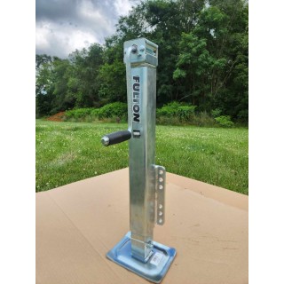 Fulton Fixed Mount Drop Leg Trailer Jack 5,000 lbs 28" Travel Bolt-On