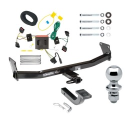 Trailer Tow Hitch For 08-17 Jeep Patriot Complete Package w/ Wiring Draw Bar and 1-7/8" Ball Trailer Tow Hitch For 08-17 Jeep Patriot Complete Package w/ Wiring Draw Bar and 1-7/8" Ball