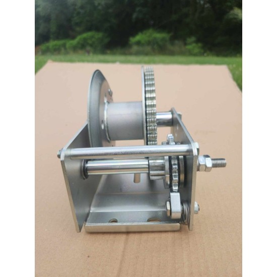 143101 Fulton Trailer Brake Winch 1500 lbs. Capacity Fulton Brake Winch 1,500 Lbs. High-Performance Cable Only Boat Lift Trailer Grain Auger Manual Forklift Hoist