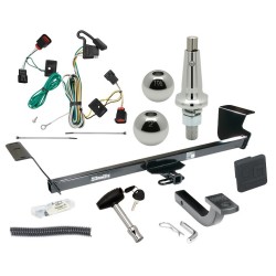 Trailer Tow Hitch For 09-12 Volkswagen Routan Ultimate Package w/ Wiring Draw Bar Kit Interchange 2" 1-7/8" Ball Lock and Cover Trailer Tow Hitch For 09-12 Volkswagen Routan Ultimate Package w/ Wiring Draw Bar Kit Interchange 2" 1-7/8" Ball Lock and Cover