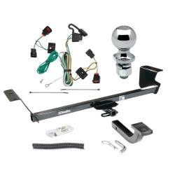 Trailer Tow Hitch For 09-12 Volkswagen Routan Complete Package w/ Wiring Draw Bar Kit and 2" Ball Trailer Tow Hitch For 09-12 Volkswagen Routan Complete Package w/ Wiring Draw Bar Kit and 2" Ball