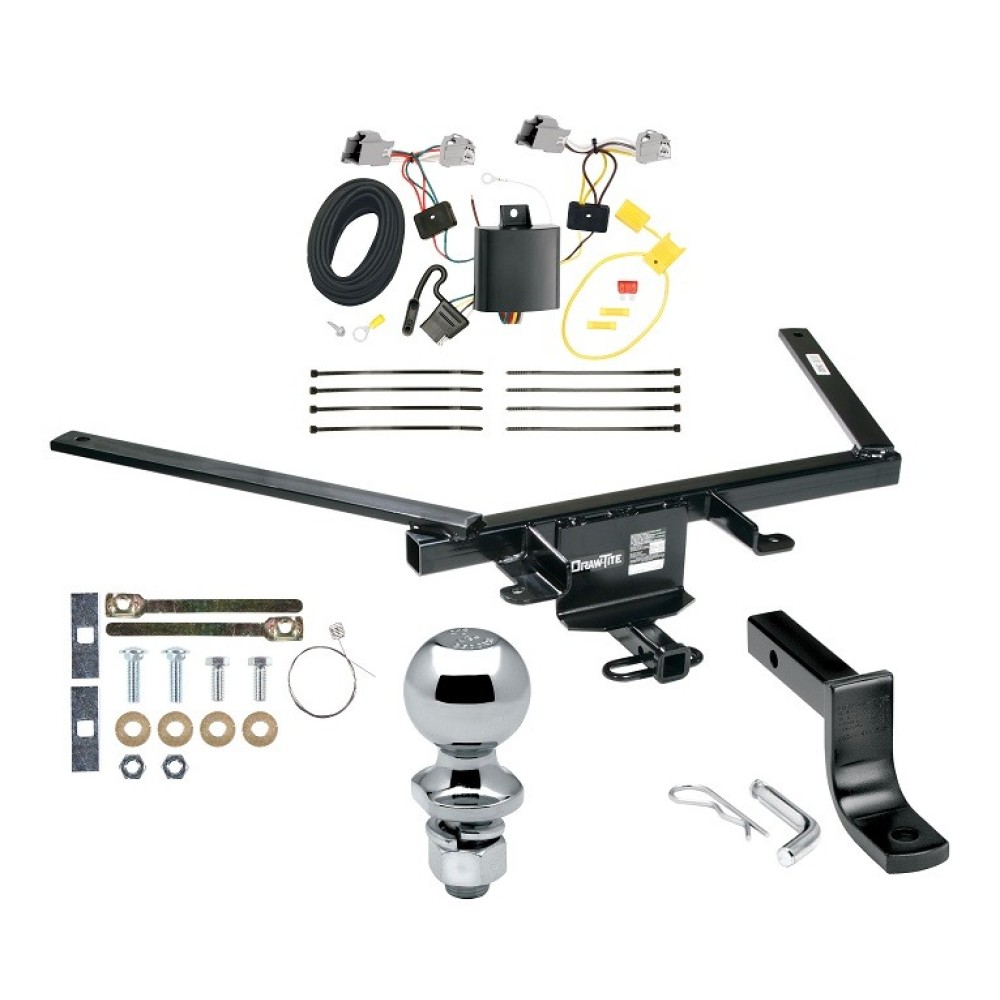 Custom Fit Trailer Hitch Draw-Bar w/ Pin/Clip Wiring Harness (Plug & Play) 2" Zinc Ball Installation Hardware Installation Instructions 364920 118599 63820 Draw-Tite Trailer Tow Hitch 10-19 Taurus 4 Dr Sedan Complete Package Wiring Draw Bar Kit Trailer Tow Hitch For 10-19 Ford Taurus 4 Dr Sedan Complete Package w/ Wiring Draw Bar Kit and 2" Ball