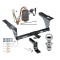 Trailer Tow Hitch For 10-19 Subaru Outback Wagon Except Sport Complete Package w/ Wiring Draw Bar and 1-7/8" Ball