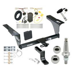 Trailer Tow Hitch For 10-14 Subaru Legacy Sedan Ultimate Package w/ Wiring Draw Bar Kit Interchange 2" 1-7/8" Ball Lock and Cover Trailer Tow Hitch For 10-14 Subaru Legacy Sedan Ultimate Package w/ Wiring Draw Bar Kit Interchange 2" 1-7/8" Ball Lock and Cover
