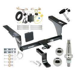 Trailer Tow Hitch For 15-19 Subaru Legacy Sedan Ultimate Package w/ Wiring Draw Bar Kit Interchange 2" 1-7/8" Ball Lock and Cover Trailer Tow Hitch For 15-19 Subaru Legacy Sedan Ultimate Package w/ Wiring Draw Bar Kit Interchange 2" 1-7/8" Ball Lock and Cover