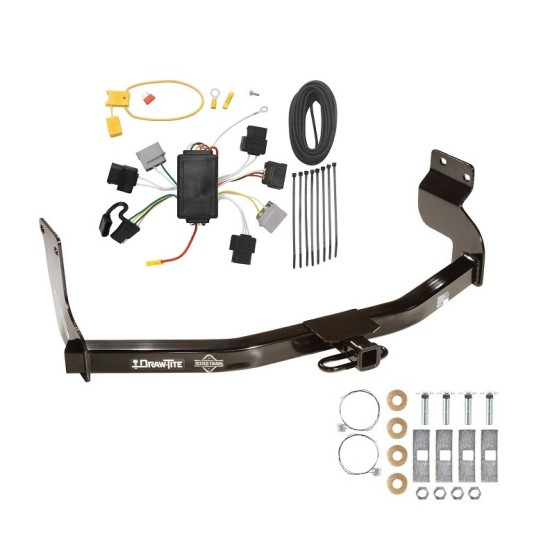 Custom Fit Trailer Hitch Wiring Harness (Plug & Play) Installation Hardware Installation Instructions 36501 118426 Draw-Tite Trailer Tow Hitch Wiring Kit 05-07 Escape Mazda Tribute 05 06 07 2005 2006 2007 Trailer Tow Hitch w/ Wiring Kit For 05-07 Ford Escape Mazda Tribute