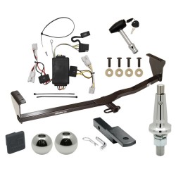 Trailer Tow Hitch For 10-12 Hyundai Santa Fe Ultimate Package w/ Wiring Draw Bar Kit Interchange 2" 1-7/8" Ball Lock and Cover Trailer Tow Hitch For 10-12 Hyundai Santa Fe Ultimate Package w/ Wiring Draw Bar Kit Interchange 2" 1-7/8" Ball Lock and Cover