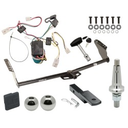 Trailer Tow Hitch For 04-10 Toyota Sienna Ultimate Package w/ Wiring Draw Bar Kit Interchange 2" 1-7/8" Ball Lock and Cover Trailer Tow Hitch For 04-10 Toyota Sienna Ultimate Package w/ Wiring Draw Bar Kit Interchange 2" 1-7/8" Ball Lock and Cover