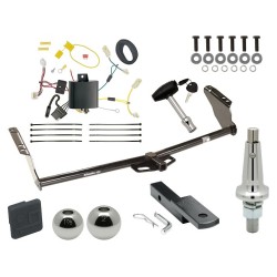 Trailer Tow Hitch For 11-20 Toyota Sienna Class 2 Ultimate Package w/ Wiring Draw Bar Kit Interchange 2" 1-7/8" Ball Lock and Cover Trailer Tow Hitch For 11-20 Toyota Sienna Class 2 Ultimate Package w/ Wiring Draw Bar Kit Interchange 2" 1-7/8" Ball Lock and Cover