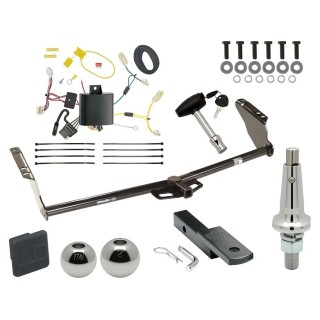 Custom Fit Trailer Hitch Draw-Bar w/ Pin/Clip Wiring Harness (Plug & Play) Interchangeable 2" & 1-7/8" Ball Security Lock Pin Rubber Hitch Plug Cover Installation Hardware Installation Instructions 365130 118498 63802 580407 2211 Draw-T Trailer Tow Hitch For 11-20 Toyota Sienna Class 2 Ultimate Package w/ Wiring Draw Bar Kit Interchange 2" 1-7/8" Ball Lock and Cover