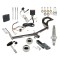 Trailer Tow Hitch For 12-16 Honda CR-V Class 2 Ultimate Package w/ Wiring Draw Bar Kit Interchange 2" 1-7/8" Ball Lock and Cover