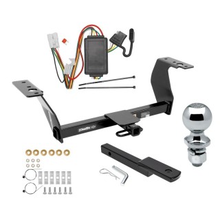 Trailer Tow Hitch For 14-18 Subaru Forester Complete Package w/ Wiring Draw Bar Kit and 2" Ball