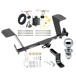 Trailer Tow Hitch For 13-18 Lexus ES350 Except Hybrid Complete Package w/ Wiring Draw Bar Kit and 2" Ball Trailer Tow Hitch For 13-18 Lexus ES350 Except Hybrid Complete Package w/ Wiring Draw Bar Kit and 2" Ball