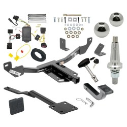 Trailer Tow Hitch For 11-13 Buick Regal Class 2 Ultimate Package w/ Wiring Draw Bar Kit Interchange 2" 1-7/8" Ball Lock and Cover Trailer Tow Hitch For 11-13 Buick Regal Class 2 Ultimate Package w/ Wiring Draw Bar Kit Interchange 2" 1-7/8" Ball Lock and Cover