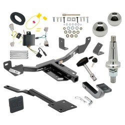 Trailer Tow Hitch For 14-20 Chevy Impala Exc Impala Limited Class 2 Ultimate Package w/ Wiring Draw Bar Kit Interchange 2" 1-7/8" Ball Lock and Cover Trailer Tow Hitch For 14-20 Chevy Impala Exc Impala Limited Class 2 Ultimate Package w/ Wiring Draw Bar Kit Interchange 2" 1-7/8" Ball Lock and Cover