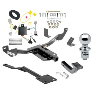 Trailer Tow Hitch For 14-20 Chevy Impala Exc Impala Limited Complete Package w/ Wiring Draw Bar and 1-7/8" Ball