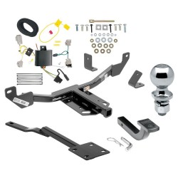 Trailer Tow Hitch For 14-20 Chevy Impala Exc Impala Limited Class 2 Complete Package w/ Wiring Draw Bar Kit and 2" Ball Trailer Tow Hitch For 14-20 Chevy Impala Exc Impala Limited Class 2 Complete Package w/ Wiring Draw Bar Kit and 2" Ball