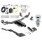 Trailer Tow Hitch For 14-19 Chevrolet Malibu LTZ Except Canada Models Complete Package w/ Wiring Draw Bar and 1-7/8" Ball