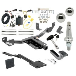 Trailer Tow Hitch For 13-19 Chevy Malibu Except LTZ & Canada Models Class 2 Ultimate Package w/ Wiring Draw Bar Kit Interchange 2" 1-7/8" Ball Lock and Cover Trailer Tow Hitch For 13-19 Chevy Malibu Except LTZ & Canada Models Class 2 Ultimate Package w/ Wiring Draw Bar Kit Interchange 2" 1-7/8" Ball Lock and Cover