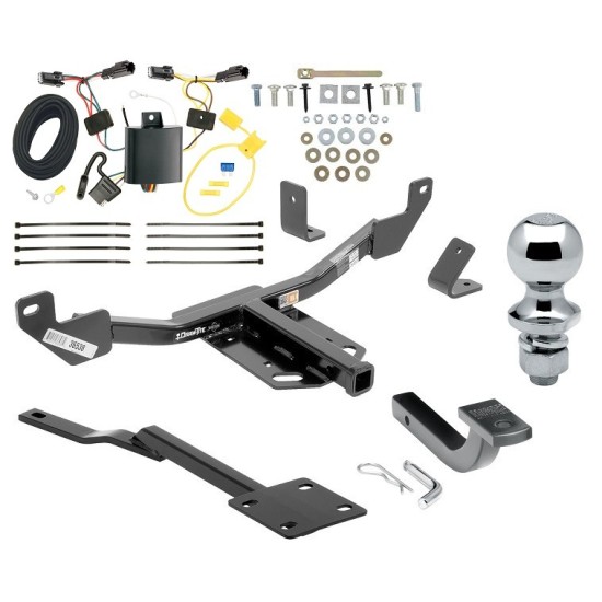 Custom Fit Trailer Hitch Draw-Bar w/ Pin/Clip Wiring Harness (Plug & Play) 1-7/8" Chrome Ball Installation Hardware Installation Instructions 365380 118604 63810 Draw-Tite Trailer Tow Hitch 13-19 Chevy Malibu Except LTZ & Canada Models Compl Trailer Tow Hitch For 13-19 Chevy Malibu Except LTZ & Canada Models Complete Package w/ Wiring Draw Bar and 1-7/8" Ball