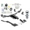 Trailer Tow Hitch For 13-19 Cadillac XTS Class 2 Complete Package w/ Wiring Draw Bar and 1-7/8" Ball