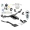 Trailer Tow Hitch For 13-19 Cadillac XTS Class 2 Complete Package w/ Wiring Draw Bar Kit and 2" Ball