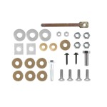 Trailer Tow Hitch Hardware Fastener Kit For 13-19 Cadillac XTS 14-20 Chevy Impala 13-19 Malibu 10-16 Buick LaCrosse 11-17 Regal Receiver