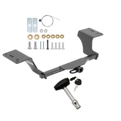 Trailer Tow Hitch For 12-17 Toyota Camry Except Hybrid 13-18 Avalon w/ Security Lock Pin Key Trailer Tow Hitch For 12-17 Toyota Camry Except Hybrid 13-18 Avalon w/ Security Lock Pin Key