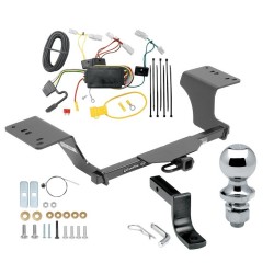 Trailer Tow Hitch For 12-17 Toyota Camry Except Hybrid Class 2 Complete Package w/ Wiring Draw Bar and 1-7/8" Ball Trailer Tow Hitch For 12-17 Toyota Camry Except Hybrid Class 2 Complete Package w/ Wiring Draw Bar and 1-7/8" Ball