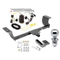 Trailer Tow Hitch For 05-08 Dodge Magnum Class 2 Complete Package w/ Wiring Draw Bar Kit and 2" Ball