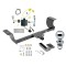 Trailer Tow Hitch For 15-23 Dodge Challenger Except Models w/Quad Tip Exhaust Class 2 Complete Package w/ Wiring Draw Bar Kit and 2" Ball