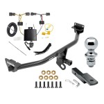 Custom Fit Trailer Hitch Draw-Bar w/ Pin/Clip Wiring Harness (Plug & Play) 1-7/8" Chrome Ball Installation Hardware Installation Instructions 365720 118812 63810 Draw-Tite Trailer Tow Hitch 19-21 Hyundai Tucson Except Night Edition Complete Packa Trailer Tow Hitch For 19-21 Hyundai Tucson Except Night Edition Complete Package w/ Wiring Draw Bar and 1-7/8" Ball