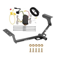 Trailer Tow Hitch For 06-12 Toyota RAV4 All Styles w/ Plug & Play Wiring Kit Class 2 Trailer Tow Hitch For 06-12 Toyota RAV4 All Styles w/ Plug & Play Wiring Kit Class 2