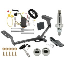 Trailer Tow Hitch For 06-12 Toyota RAV4 Class 2 Ultimate Package w/ Wiring Draw Bar Kit Interchange 2" 1-7/8" Ball Lock and Cover Trailer Tow Hitch For 06-12 Toyota RAV4 Class 2 Ultimate Package w/ Wiring Draw Bar Kit Interchange 2" 1-7/8" Ball Lock and Cover