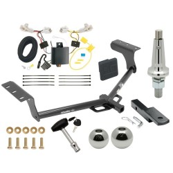 Trailer Tow Hitch For 13-18 Toyota RAV4 Class 2 Ultimate Package w/ Wiring Draw Bar Kit Interchange 2" 1-7/8" Ball Lock and Cover Trailer Tow Hitch For 13-18 Toyota RAV4 Class 2 Ultimate Package w/ Wiring Draw Bar Kit Interchange 2" 1-7/8" Ball Lock and Cover