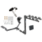 Custom Fit Trailer Hitch 4 Bike Carrier Security Lock Pin Rubber Hitch Plug Cover Installation Hardware Installation Instructions 36597 1393100G 580407 2211 Draw-Tite Trailer Tow Hitch 4 Bike Rack 17-22 Honda CR-V Except Hybrid Class 2 tilt away adult o Trailer Tow Hitch w/ 4 Bike Rack For 17-24 Honda CR-V Except Hybrid Class 2 tilt away adult or child arms fold down carrier w/ Lock and Cover