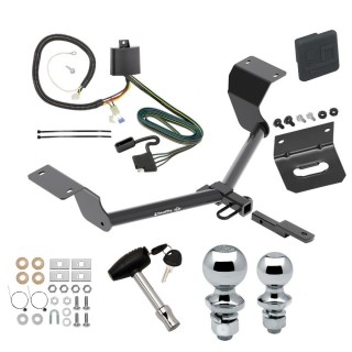 Custom Fit Trailer Hitch Draw-Bar w/ Pin/Clip Wiring Harness (Plug & Play) 1-7/8" and 2" Chrome Ball Security Lock Pin Rubber Hitch Plug Cover 4-Flat Mounting Bracket Installation Hardware Installation Instructions 365970 118741 580407 2211 Ultimate Tow Package For 17-24 Honda CR-V Trailer Hitch w/ Wiring Draw-Bar Dual 2" and 1-7/8" Ball Lock Bracket Cover 1-1/4" Receiver