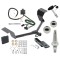 Trailer Tow Hitch For 17-24 Honda CR-V Except Hybrid Class 2 Ultimate Package w/ Wiring Draw Bar Kit Interchange 2" 1-7/8" Ball Lock and Cover