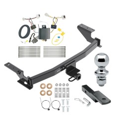 Trailer Tow Hitch For 17-21 Mazda CX-5 Class 2 Complete Package w/ Wiring Draw Bar and 1-7/8" Ball Trailer Tow Hitch For 17-21 Mazda CX-5 Class 2 Complete Package w/ Wiring Draw Bar and 1-7/8" Ball