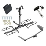 Trailer Tow Hitch For 18-23 Honda Odyssey Class 2 Platform Style 2 Bike Rack Hitch Lock and Cover Trailer Tow Hitch For 18-23 Honda Odyssey Class 2 Platform Style 2 Bike Rack Hitch Lock and Cover