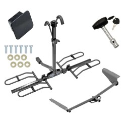 Trailer Tow Hitch For 18-24 Honda Odyssey Class 2 Platform Style 2 Bike Rack Hitch Lock and Cover