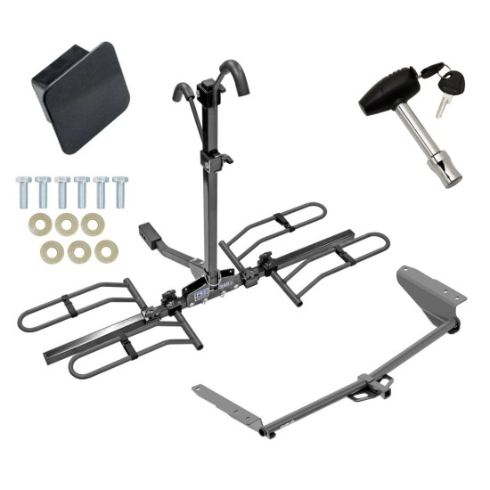 Trailer Tow Hitch For 18-23 Honda Odyssey Class 2 Platform Style 2 Bike Rack Hitch Lock and Cover Trailer Tow Hitch For 18-23 Honda Odyssey Class 2 Platform Style 2 Bike Rack Hitch Lock and Cover