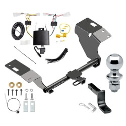 Trailer Tow Hitch For 19-22 Toyota Avalon Complete Package w/ Wiring Draw Bar and 1-7/8" Ball