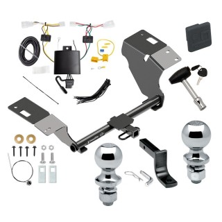 Custom Fit Trailer Hitch Draw-Bar w/ Pin/Clip Wiring Harness (Plug & Play) 1-7/8" and 2" Chrome Ball Security Lock Pin Rubber Hitch Plug Cover Installation Hardware Installation Instructions 366430 118798 63820 63810 580407 2211 Draw-Tite Tr Trailer Tow Hitch For 19-22 Toyota Avalon Deluxe Package Wiring 2" and 1-7/8" Ball and Lock