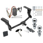 Custom Fit Trailer Hitch Draw-Bar w/ Pin/Clip Wiring Harness (Plug & Play) 1-7/8" and 2" Chrome Ball Security Lock Pin Rubber Hitch Plug Cover Installation Hardware Installation Instructions 366440 118467 63820 63810 580407 2211 Draw-Tite Tr Trailer Tow Hitch For 16-24 Subaru Crosstrek Except Hybrid Deluxe Package Wiring 2" and 1-7/8" Ball and Lock